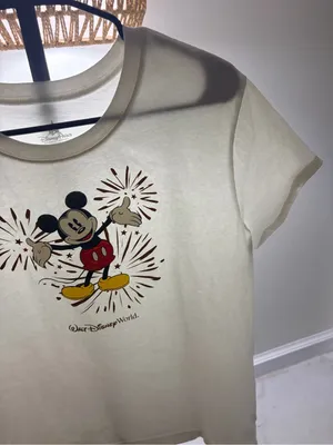 Walt Disney World Mickey Mouse Cream Graphic Tee thumbnail 3