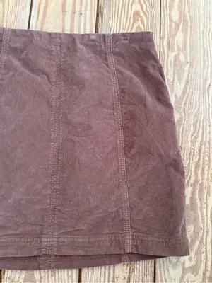 Free People Corduroy Mini Skirt size 12 thumbnail 2