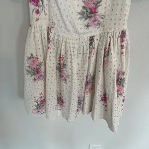 Love Shack Fancy Altima Floral Eyelet Mini Dress Size Medium thumbnail 6