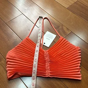 ALC Frank NWT Pleated Coral Crop Camisole Top size‎ 2 thumbnail 12
