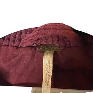 Free People Women's‎ Red Slouchy Dolman Corduroy Moto Jacket Size M thumbnail 12