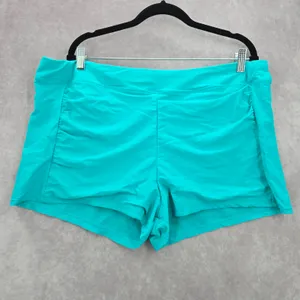 Time and‎ Tru Blue Shorts Pants Swimwear Plus 16W-18W 1X thumbnail 2
