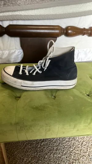 Converse High-Top Black All Star Chuck Taylor Platform Lift Women’s Shoes thumbnail 6