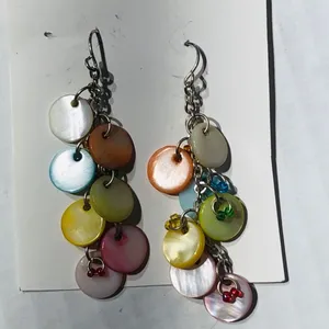 Vintage Turquoise Stone Pendant Necklace and Earrings Set thumbnail 5