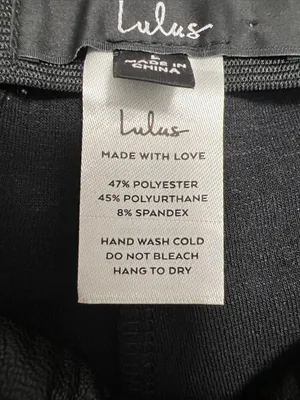 Lulu's Black Faux Leather Ankle-Length Pants NWOT thumbnail 7