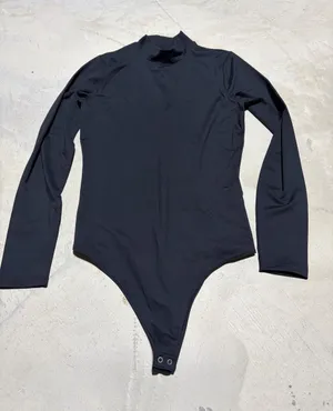 Abercrombie & fitch Long Sleeve Black Bodysuit medium thumbnail 1