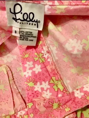 Lilly Pulitzer casual print pants size 8 thumbnail 3