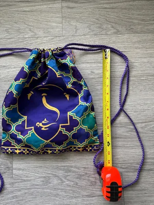 Disney Aladdin Purple & Gold Drawstring Backpack thumbnail 7