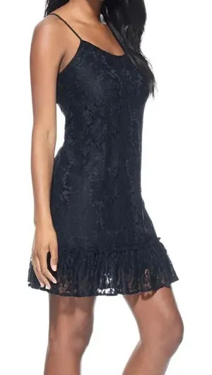 Scoop nyc black lace cami dress size large thumbnail 1