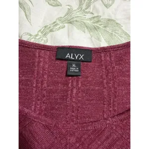 Pink Twist Front‎ Long Sleeve Top Stretch Knit Blouse Casual Flattering Fit XL thumbnail 5