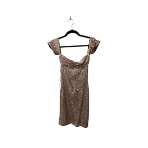 Majorelle "Lagos" Off‑Shoulder Sequin Dress – Blush‎ Pink Size Small thumbnail 5