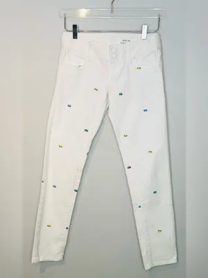 Lilly Pulitzer Resort White Worth Skinny Mini Rainbow Fish Jeans Pants NWT thumbnail 12