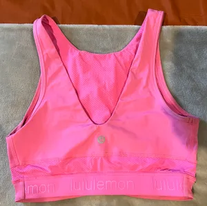 Lululemon Pink Halter Workout Tank thumbnail 2