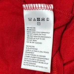 Free People Beach Red Wrap Tie Dress Women’s Large thumbnail 3