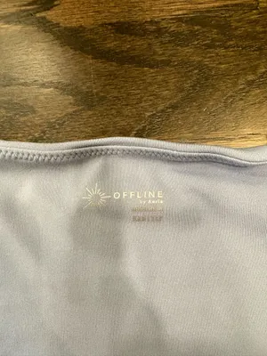 OFFLINE by Aerie Square Neck Top Blue thumbnail 4