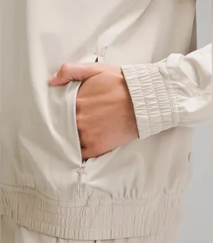 Lululemon Relaxed Fit Track Jacket in Mojave Tan thumbnail 8