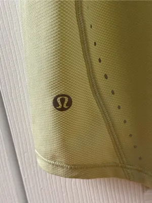 Lululemon Lightweight Racerback Tank in Light Yellow thumbnail 4