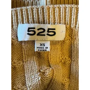 Revolve 525 Tank Top Women XS Beige Tan Oat Cable Knit Tiny Tank Cropped‎ Sexy thumbnail 8