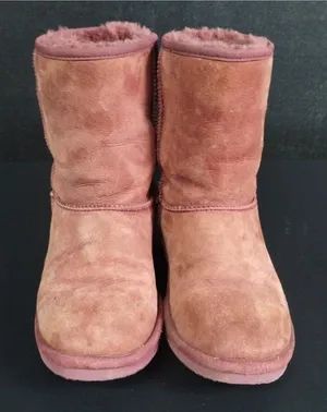 L.L Bean Women's Burgundy Suede Leather Boots Size 6M SKU 2045 thumbnail 1