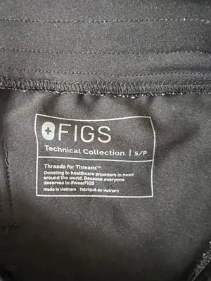 FIGS Black Scrub Joggers thumbnail 2