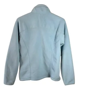 Patagonia Synchilla Light Blue 1/4 Zip Fleece Pullover Women’s Size Medium thumbnail 4