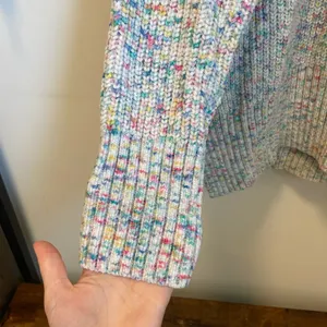 NWOT | Seven7 women’s multicolored plush sweater‎ — XL thumbnail 3
