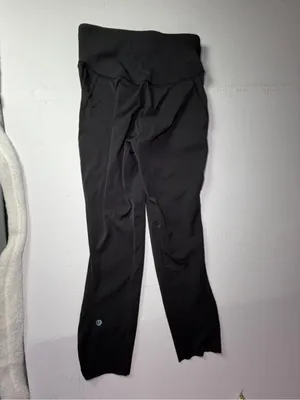 lululemon base pace crop Black High-Rise Performance Leggings est sz 6 see msmts thumbnail 6