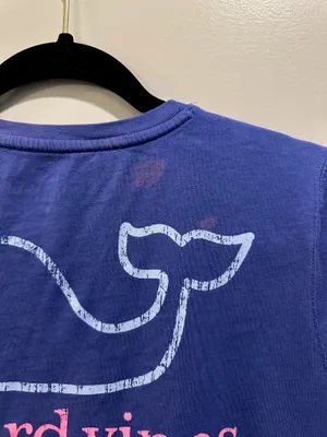 Vineyard Vines Short Sleeve Logo Pocket Tee Royal Blue / Purple thumbnail 6