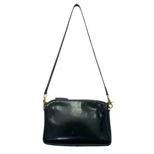 Vintage 70s Coach Leatherworks Black Leather Companion Bag #9300 Made in NYC USA thumbnail 6