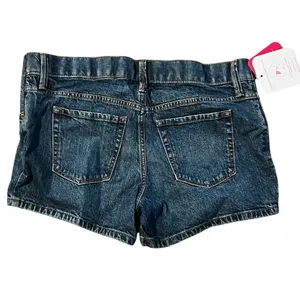 Isabel Maternity Women's Size 2 Blue Bermuda Denim Shorts Summer Wear thumbnail 8