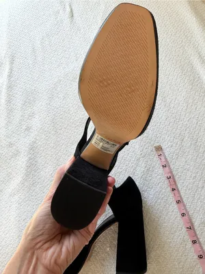 Clarks Sheer 100 Strap Pump Mary Jane Platform Shoes 10 Black Suede NEW thumbnail 5