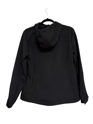 NEW Avalanche Women's Fleece Lined Hoodie Soft Shell Jacket in Black - Size M thumbnail 4