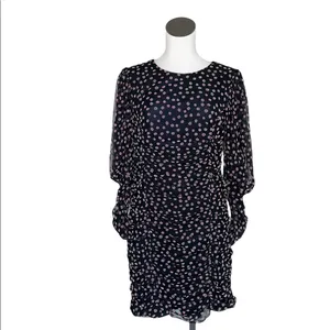 NWT Zara Bloggers Fav Puff Sleeve Sheer Textured Floral Dress XXL thumbnail 8