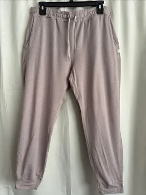 Vuori Women's Performance Joggers in Umber Heather Mauve Pink 25” Large thumbnail 2