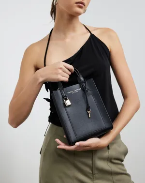 Marc Jacobs Black Leather Small Tote thumbnail 2