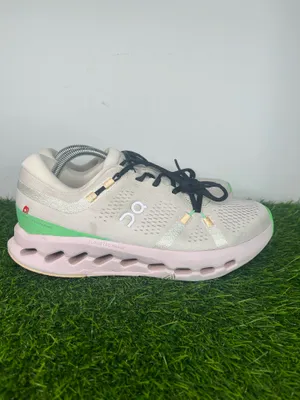 On Cloud Cloudsurfer Next CloudTec Phase Women’s Size 10.5 Running Shoes White Green Pink thumbnail 3