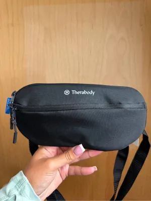 Therabody Black Adjustable Crossbody Sling Bag. thumbnail 2