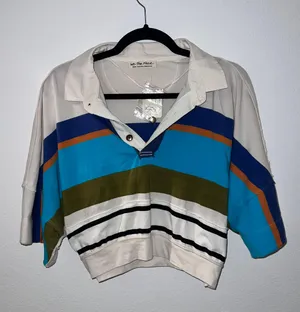 We The Free Preppy Striped Polo Tshirt thumbnail 4