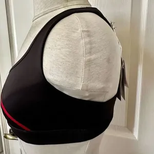 Puma Exhale black red stripe sports bra thumbnail 4
