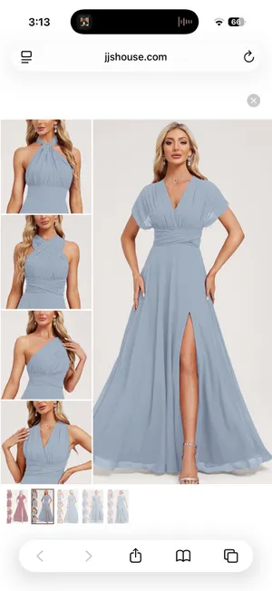 Dress JJ's House Floor-Length Chiffon Bridesmaid thumbnail 3