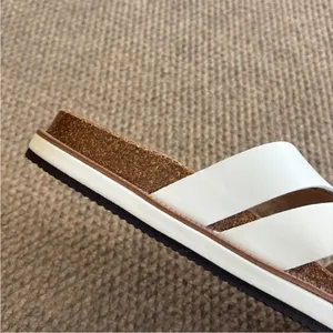 EUC Free People Ventura Sandals White Size 10 Retail $88.00 thumbnail 7
