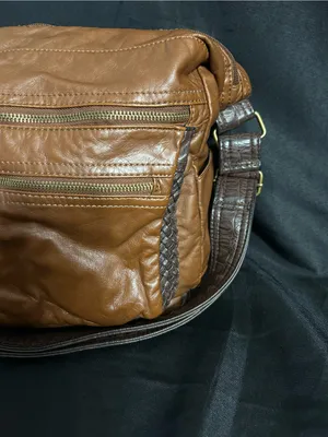 Bueno Women’s Brown Faux Leather Shoulder Bag Purse thumbnail 4