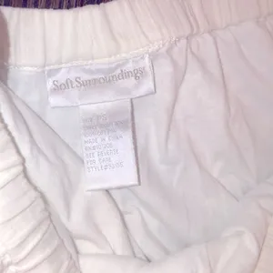Soft surroundings white skirt size petite small thumbnail 3