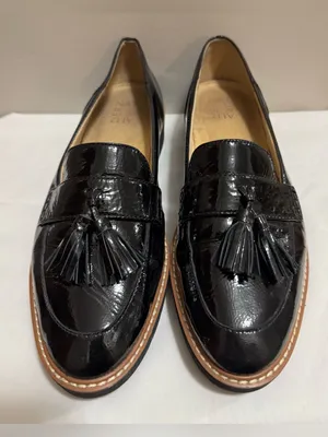Naturalizer Black Patent Tassel Loafers – Women’s Size 10 thumbnail 1