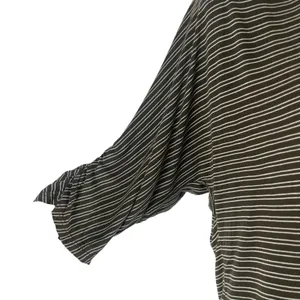 Soft Joie 3/4 Dolman Sleeves V Neck Striped Casual Top Green Size XS thumbnail 5