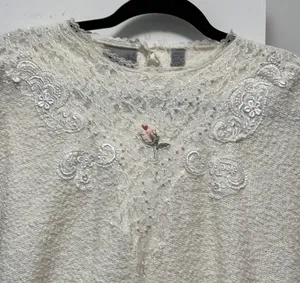 Vintage Taiwan Knit White thumbnail 4