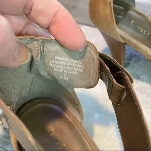 Nine West Leather strappy heeled sandals size 8 thumbnail 11