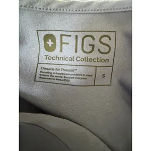 FIGS Technical Collection Casma Scrub Top big sky 1525 Short Sleeve Small 3 pock thumbnail 5