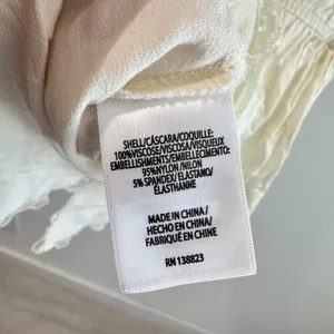 Shyanne Lace Trim Button Front Camisole Top Cream XS Viscose Boho Sleeveless thumbnail 4