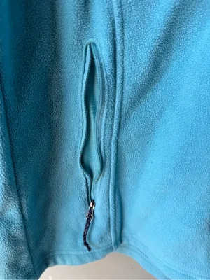 Columbia Aqua Blue Full Zip Fleece Jacket Women’s XL Soft Outdoor Cozy thumbnail 6